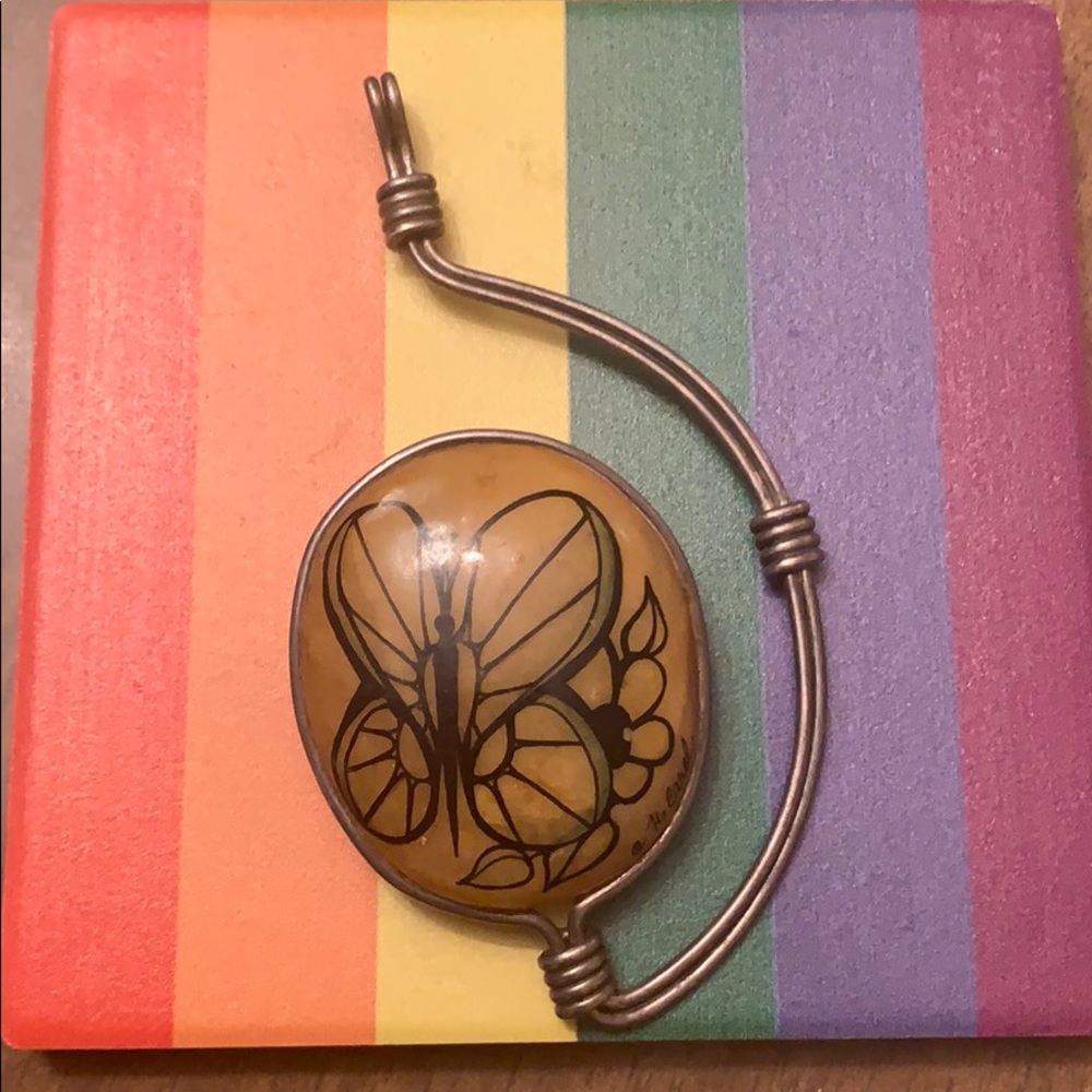 Vintage Butterfly Pendant